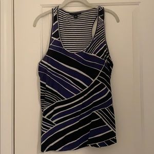 Banana Republic tank blouse mixed media